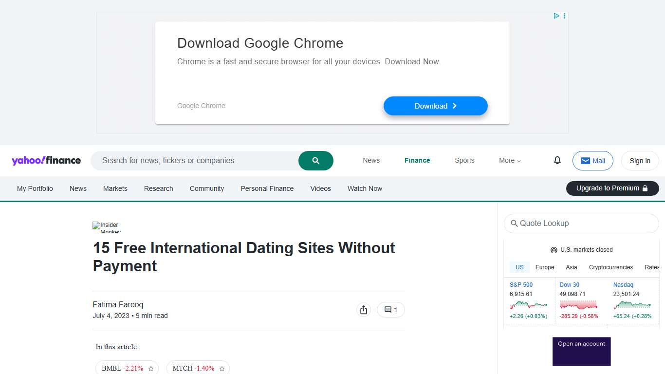 15 Free International Dating Sites Without Payment